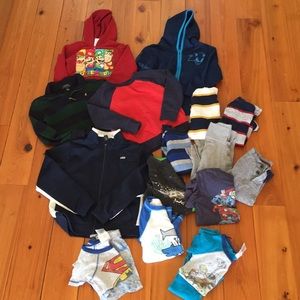 4T boys tops and pajamas bundle